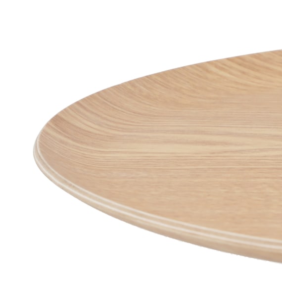 洗えるすべりにくい 木製トレー(ラウンド33 FM01) 4枚目画像