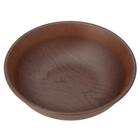 はっ水樹脂食器木目柄 ラウンドプレート(RM002) 2枚目画像