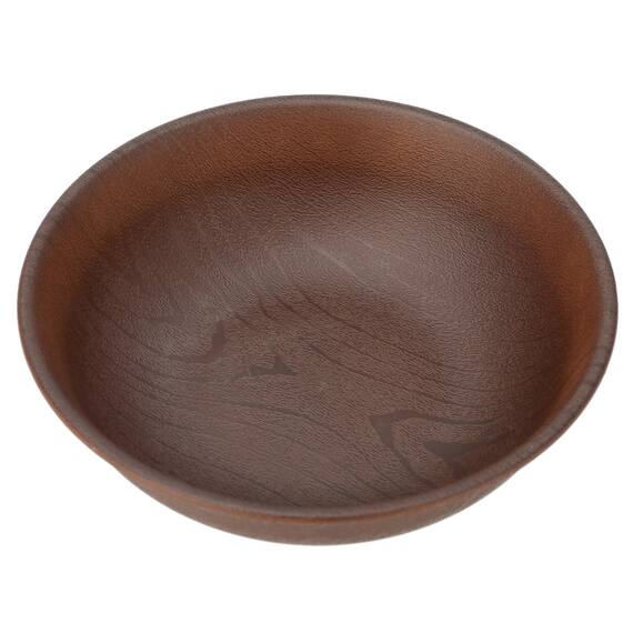 はっ水樹脂食器木目柄 ラウンドプレート(RM002) 2枚目画像