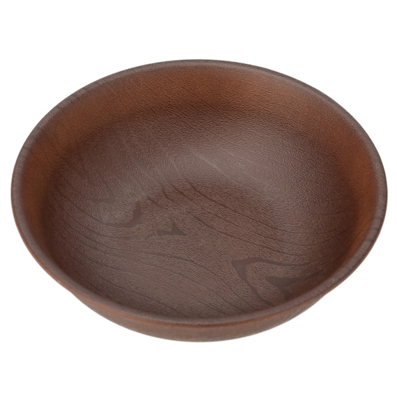 はっ水樹脂食器木目柄 ラウンドプレート(RM002) 2枚目画像