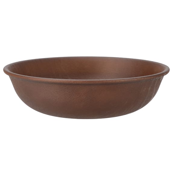 はっ水樹脂食器木目柄 ラウンドプレート(RM002) 3枚目画像