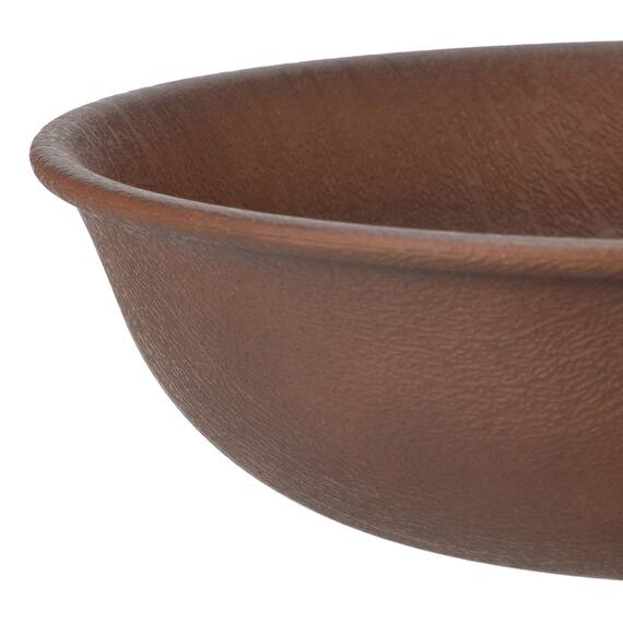 はっ水樹脂食器木目柄 ラウンドプレート(RM002) 6枚目画像