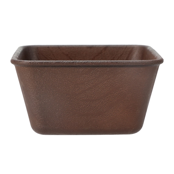 はっ水樹脂食器木目柄 スクエアボウル(RM002) 2枚目画像