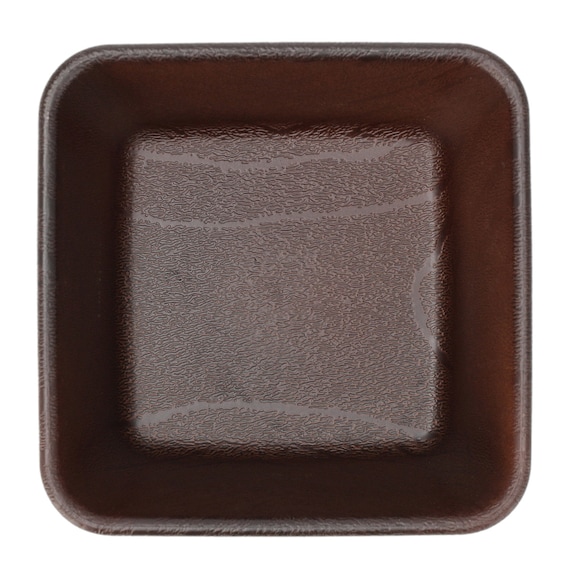 はっ水樹脂食器木目柄 スクエアボウル(RM002) 3枚目画像