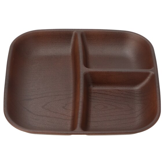 はっ水樹脂食器木目柄 ランチプレート(RM002) 2枚目画像