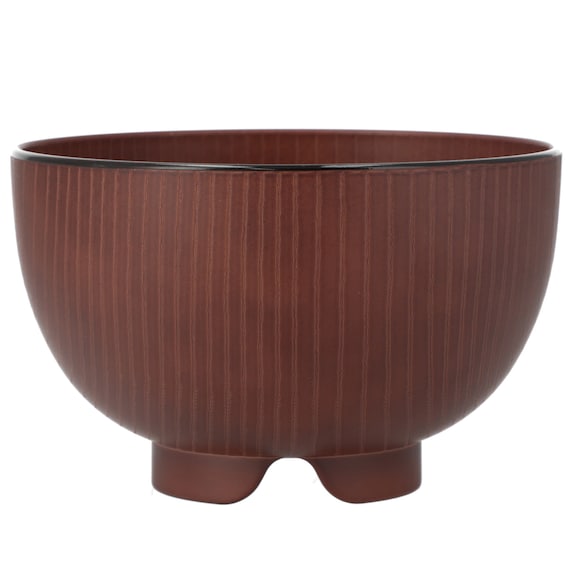 総木目汁椀 L(ブラウン) 3枚目画像