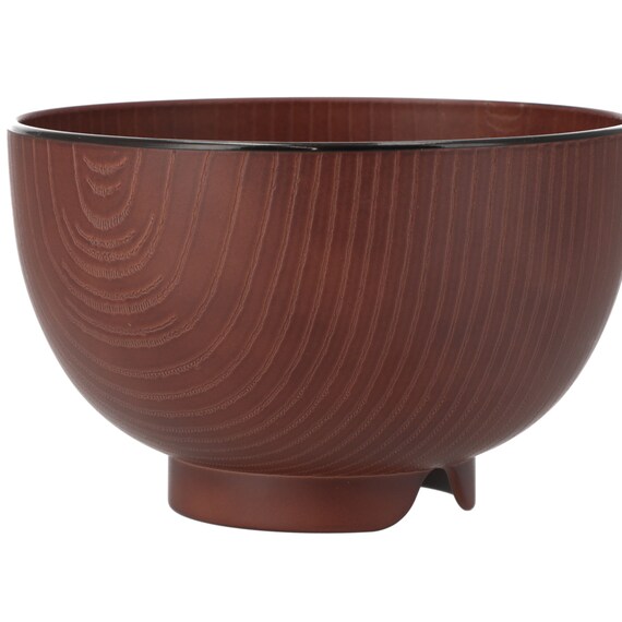 総木目汁椀 L(ブラウン) 5枚目画像