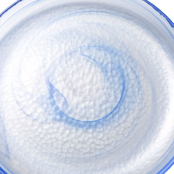 ガラスラウンドプレート(18cm WS26 ブルー) 4枚目画像