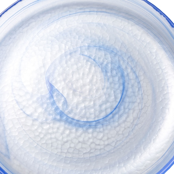 ガラスラウンドプレート(18cm WS26 ブルー) 4枚目画像