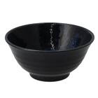 納豆も卵も混ぜやすい 超軽量どんぶり飯碗 カル：エクレ(窯変紺) 2枚目画像