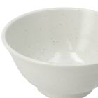 納豆も卵も混ぜやすい 超軽量どんぶり飯碗 カル：エクレ(白唐津) 5枚目画像