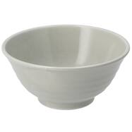 【カル：エクレ】 納豆も卵も混ぜやすい 超軽量どんぶり飯碗 (銀灰釉)