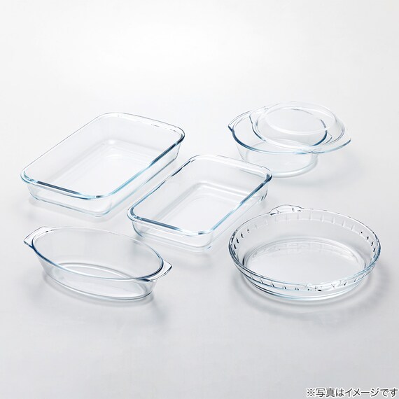 ガラスオーブン皿(670ml PP25) 4枚目画像