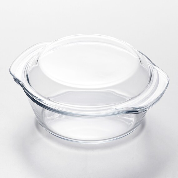 蓋付きガラスオーブン皿(700ml PP25) 2枚目画像
