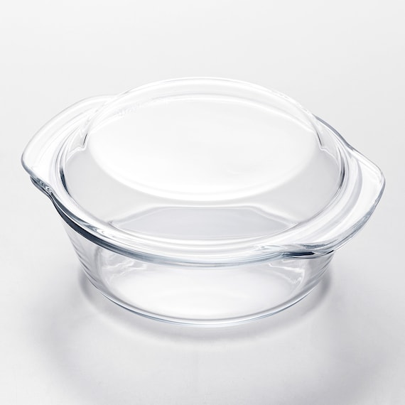 蓋付きガラスオーブン皿(700ml PP25) 2枚目画像