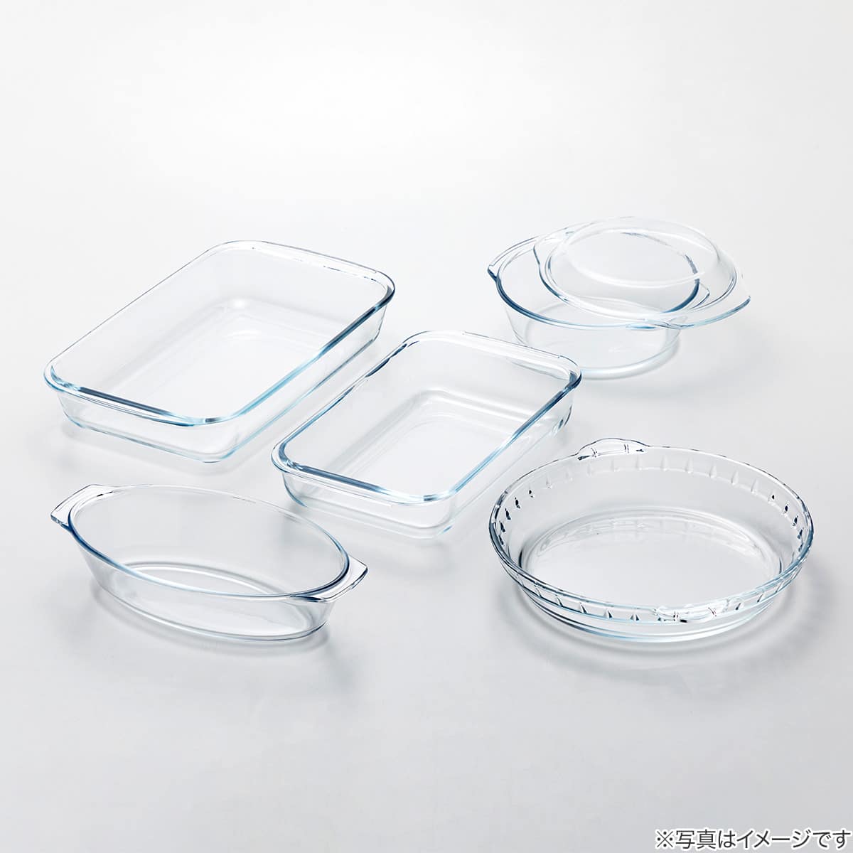 蓋付きガラスオーブン皿(700ml PP25) | ニトリネット【公式】 家具