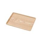 食洗機対応 すべりにくい木製トレー S (ライトブラウン OB06) 1枚目画像