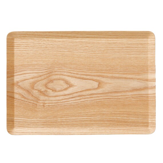 食洗機対応 すべりにくい木製トレー S (ライトブラウン OB06) 5枚目画像