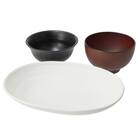 軽くて割れにくい 和風食器3点セット 1枚目画像