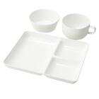 かるくてわれにくい 洋風食器3点セット 1枚目画像