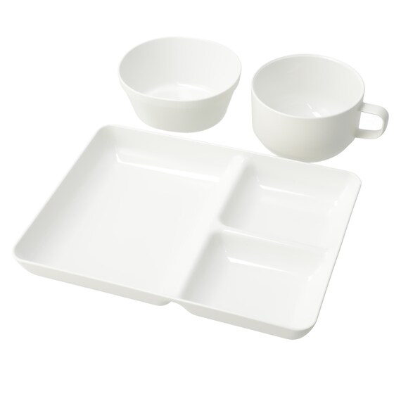 かるくてわれにくい 洋風食器3点セット 1枚目画像