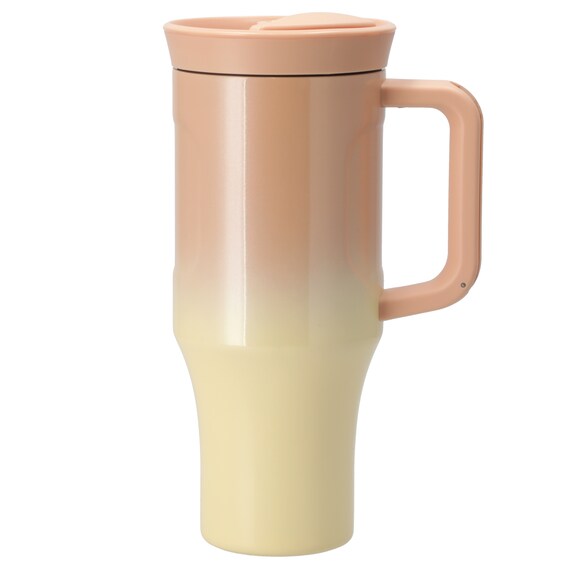 大容量ストロー付きマグ(946mL オレンジ GM022) 3枚目画像