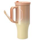 大容量ストロー付きマグ(946mL オレンジ GM022) 5枚目画像