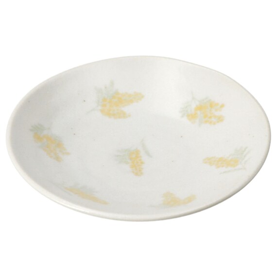 超軽量 丸皿 カル:エクレ(ミモザ 12cm) 1枚目画像