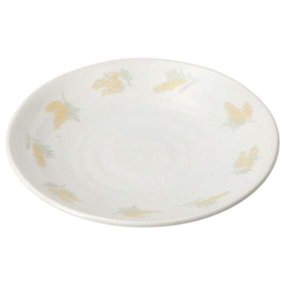 超軽量 丸皿 カル:エクレ(ミモザ 18cm) 1枚目画像