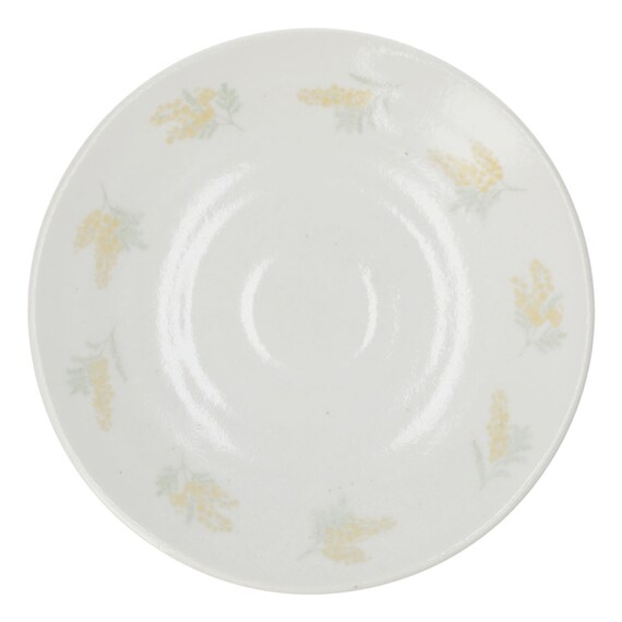 超軽量 丸皿 カル：エクレ(ミモザ 18cm) 3枚目画像