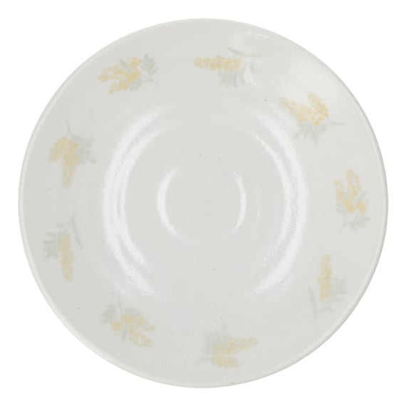 超軽量 丸皿 カル:エクレ(ミモザ 18cm) 3枚目画像