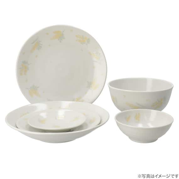 超軽量 大皿 カル:エクレ(ミモザ) 5枚目画像