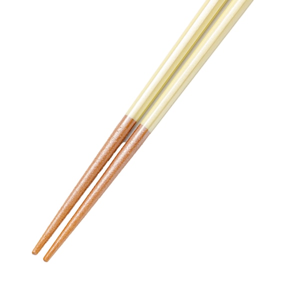 食洗箸(八角パール 23cm イエロー DI602) 2枚目画像