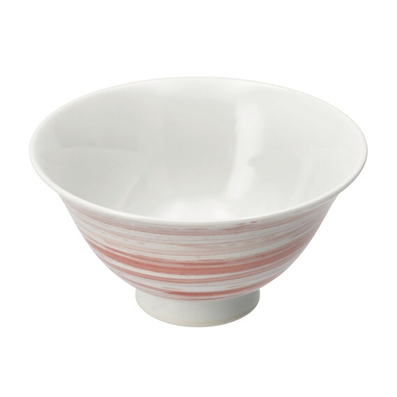 飯椀(ハサミヤキ カスリ レッド DI602) 1枚目画像