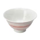 飯椀(ハサミヤキ カスリ レッド DI602) 1枚目画像