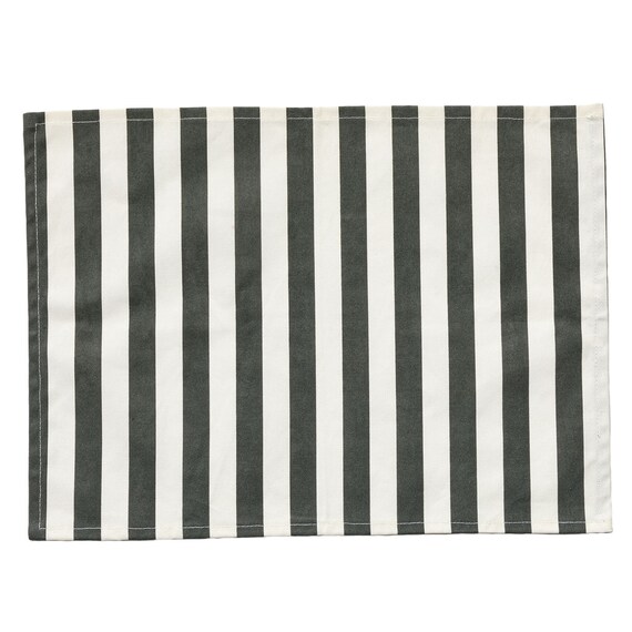 しまがら ループ付き ランチョンマット(グレー TY) 2枚目画像