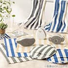 しまがら ループ付き ランチョンマット(グレー TY) 7枚目画像