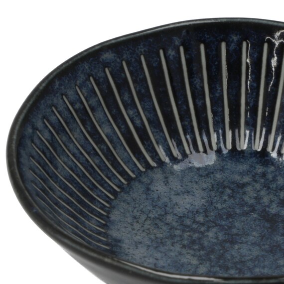 11cm小鉢 ネイビー(撥水十草) 4枚目画像