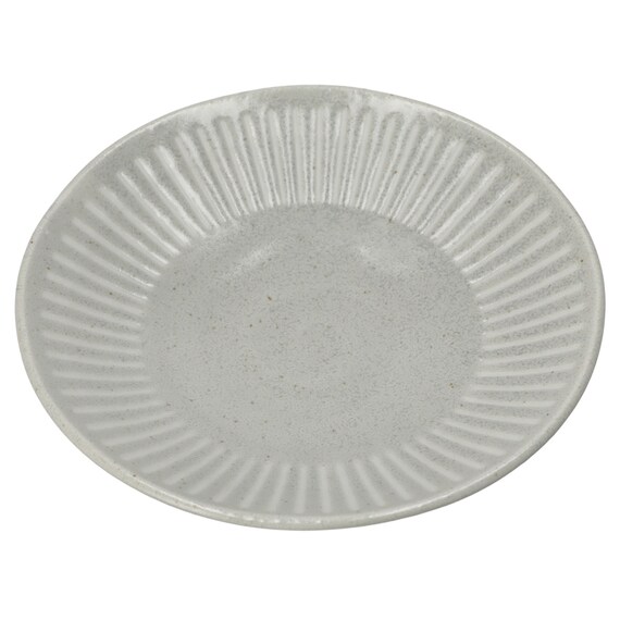 小皿 グレー(撥水十草) 2枚目画像