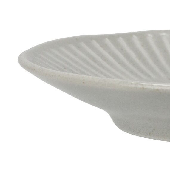 小皿 グレー(撥水十草) 7枚目画像