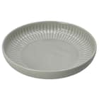 パスタ皿 グレー(撥水十草) 1枚目画像