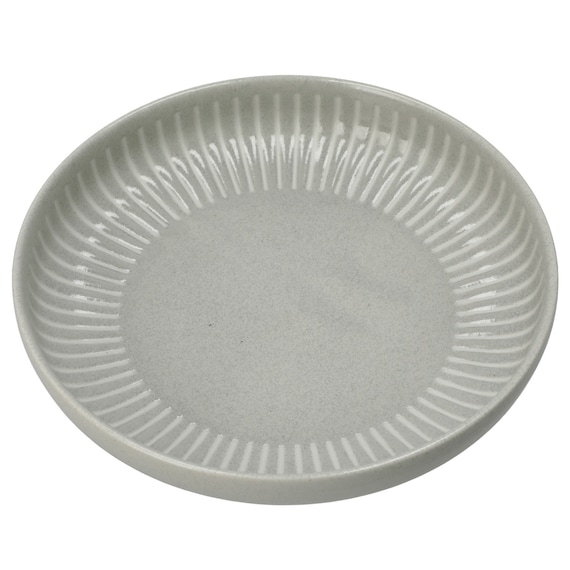 パスタ皿 グレー(撥水十草) 2枚目画像