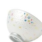 きらきら 飯碗(スター2 ホワイト) 7枚目画像