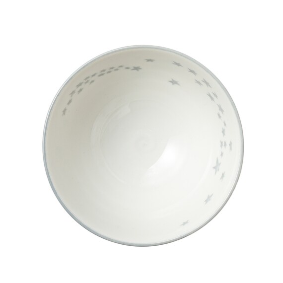 きらきら 飯碗(スター2 ホワイト) 8枚目画像