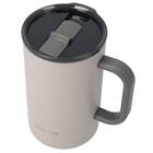 ジョッキにも使える蓋付きセラミックコートマグ580ml(モカ) 3枚目画像