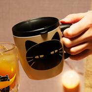 蓋付きステンレスマグ(260mL デコネコ DO005)