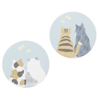 コースター ２枚組 (ネコ NA11)