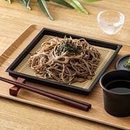 そば皿 角(スノコ付)