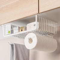 吊り戸棚バスケットフック付き(FLAT ホワイト)