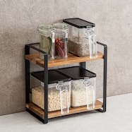 たためるアカシア調味料ラック (SY02)